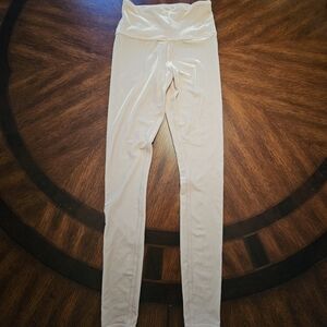 ALO Yoga Soft Pink Velour Leggings Size XS